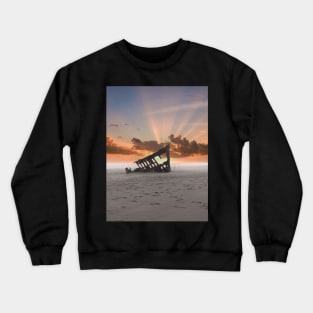 Sunset Ship Crewneck Sweatshirt